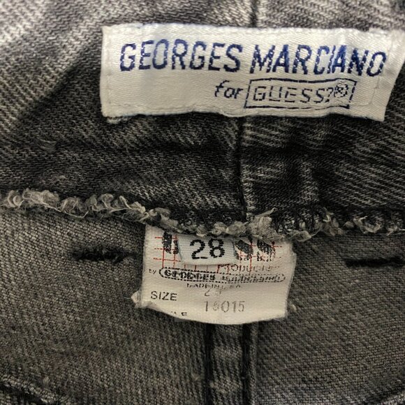 Vintage 80's Guess Jeans Faded Black Size 28 - Picture 10 of 11